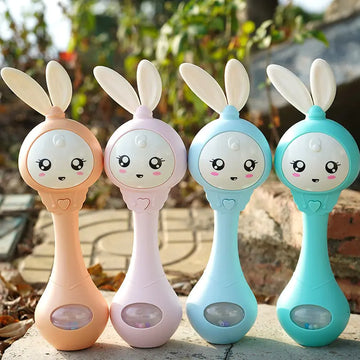 Baby Music Flashing Rattle โ Safe & Fun for Tiny Hands